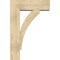 Ekena Millwork Thorton Block Rough Sawn Bracket w/ Offset Brace, Douglas Fir, 8"W x 24"D x 36"H BKT0806X24X36THR05RDF - alternate 3